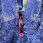 NWT Seven Til Midnight Blue Babydoll Lace Plunging Lingerie Top Navy Size L / XL Size L Photo 6