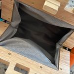 Womens Colorblock Furry White Pearl Handle Purse‎ Handbag Multicolor Black Photo 4