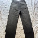 Impulsive BLACK WASHED SIZE S LONG BAGGY JEANS WITH SILVER ACCENTS AND POCKETS Photo 6
