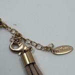 ST THOMAS Layered Pendant Necklace Gold Tone Beaded Cord Boho Statement Photo 4