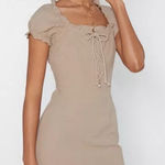 Nasty Gal  Collection Tan Dress Size 10 Photo 0