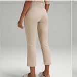 Lululemon  Ribbed Softstreme Zip-Leg High-Rise Cropped Pants 25"Trench size 8 Photo 3