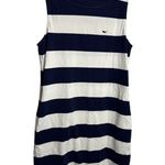Vineyard Vines Dress Women's XS Target Shift Navy White Striped Nautical Preppy Photo 0
