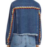 Boutique Sunset + spring rainbow jeans jacket Photo 1