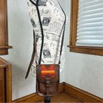 HANDMADE ARTESIAN Indigenous Brown Leather Southwestern Woven BOHO Crossbody Bag Photo 2