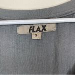 Flax  Serene Linen Sleeveless Maxi Tank Dress Slate Gray Small Relaxed Lagenlook Photo 4