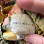 American Eagle  Floral Tie Front Shirt Photo 2