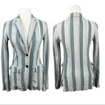 Lafayette 148 NY Vangie Vertical Striped Two Button Blazer Jacket Size 2 Job Photo 15