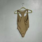 Free People Camel Racerback Bodysuit Sz M Photo 9