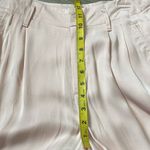 Gap Pink Drapey Trouser Pleated Pants Lt pink Womens size 8 Belt loops Tapered Photo 5