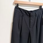 A New Day crepe pleated high rise trousers work pants size 6 NWT black straight Photo 3