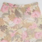 Sag Harbor Vintage 90s  Pink Hawaiian Floral Maxi Skirt Photo 3