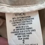 Vince Slim Straight Khaki Chino Pants Pleated Beige Size 2 Womens Photo 5