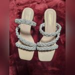 Madden Girl NWT Women's  heel Sparkly White and Silver Sandals Size 8 Photo 8