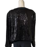 NWT Bagatelle Collection Black Sequin Blazer Jacket Sparkly Cardigan Glam Party Size 3X Photo 3