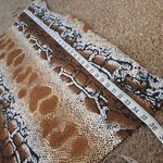 Absolutly Heart It Snake Skin Print Midi Dress Brown Size XL Photo 9