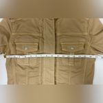 Kensie Jeans Women’s Small Lightweight Khaki pocket zip front Utility Jacket Photo 8