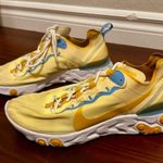 Nike React Sneakers Yellow Blue Size 10 Photo 0