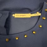 Blu Pepper Dress Womens M Sleeveless Pyramids Studs Royal Blue Open Back Y2K Photo 6