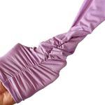 INC International Concepts Medium Top Sweetheart Neckline Long Sleeve Ruched New Purple Photo 2