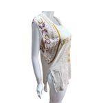 Free People top Los Angeles 86 summer nights Embellished Sleeve T Shirt Women M Photo 2