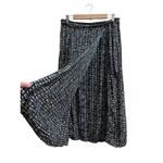 Whistles Black Sahara Print Avie Pocket Wrap A Line Skirt Size Medium Photo 11