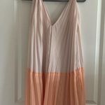Elegant Peach and Pink Mini Dress Size M Photo 1