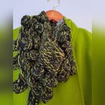 Per Se  lime green wool  jacket /scarf Large Photo 2