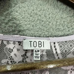 Tobi dress womens small purple floral lace long sleeve bodycon sexy club party Photo 1