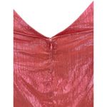 superdown New Missie Wrap Front Mini Dress Medium Pink Metallic Party Barbiecore Photo 4