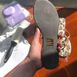 Colin Stuart Colin Stewart leopard print gold hardware sandal Photo 3