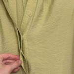 COS  Popover Flowy Collared Sleeveless Shirt Dress in Light Green - Size US 4 Photo 3