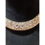 Women's Gold Crystal Statement Choker Necklace With Lobster Clasp Jewelry Photo 2