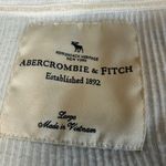 Abercrombie & Fitch Vintage Y2K  Babydoll Top Womens Large Cream Hooded Shirt Photo 3