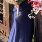 David's Bridal David’s Bridal Navy Corset Prom Dress Photo 5