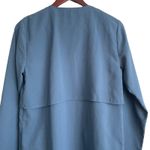 Emelia‎ Women Jacket S Blue Waterfall Open Front Draped Cardigan Capsule Office Photo 3