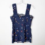 Market & Spruce NWT | Smocked Square Neck Floral Sleeveless Top Sz. Medium Photo 4