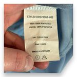 Lush Clothing Lush Womens Dress S Blue Pleated Mini Halter Flowy Blouson Sheer Strappy Photo 3