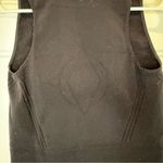 Adidas  Black Wanderlust Warp Knit Sleeveless Crewneck Crop Top Tank Size S Photo 6