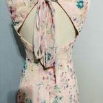 Marchesa Notte Bridesmaid Women Pink Floral Backless Sleeveless Dress Size 2 Photo 9