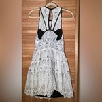 Arden B . Halter size medium Halter lace fit and flare dress NWT Photo 1