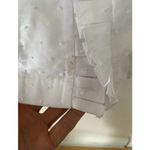 Alexis Burton Ruffled Cotton Blouse Size Large Gently Used Photo 9