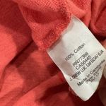 J.Crew  Vintage Coral Pink Cotton V-Neck Tee, Size Medium Photo 1