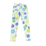 J. McLaughlin ‎ Lexi Jeans White Floral Print Jeans Size 2  RARE Photo 2