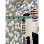 Old Navy Gray/White Cheetah Sweater Long Sleeve Round Neck Size S Soft Photo 4