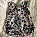 Sunny Girl Floral Sleeveless Blouse Top Women Size M Workwear Chic Resortwear Pink Size M Photo 4