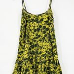 Urban Outfitters NEW  Camille Floral Mini Pleated Hem Slip Dress S Photo 2