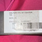 Catherine Malandrino Catherine Malandrino Size XL Halter One piece Swimsuit NWT NEW Hot Pink Bow Photo 5