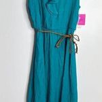 I.N. San Francisco  Dress Junior Size 16 Green High Low Sleeveless NWT Photo 0