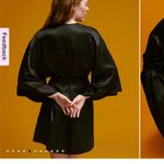 Thirdlove EUC  Black Satin Robe, One Size Photo 7